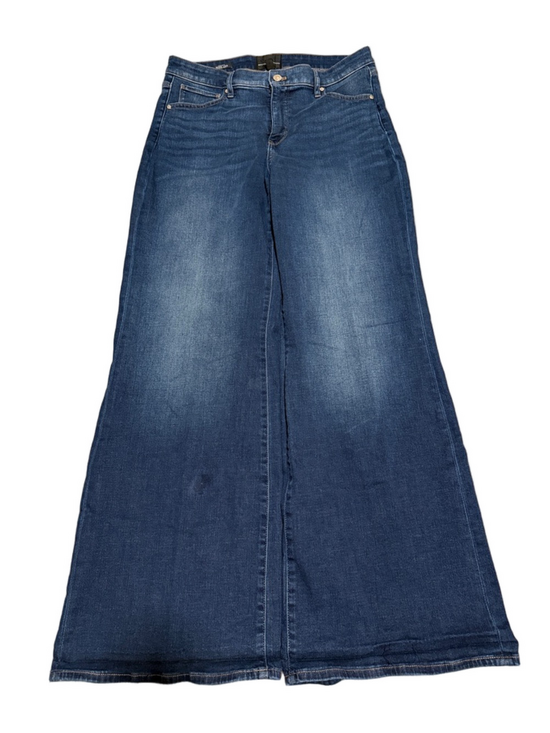 White House Black Market Denim - White House Black Market high-rise wide leg jeans Sz 10